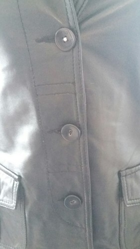 Giacca EDEN PARK Parka Pelle Nero Taglia 38 - Foto 3 di 8