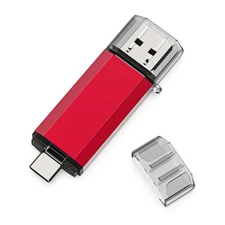 High Speed USB 3.0 1/5/10Pcs 32GB 64GB 128GB 256GB Dual Port USB Flash Drive Lot