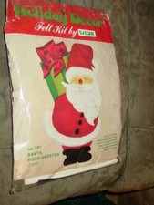 VTG Titan NeedleCraft Kits - Christmas - Felt Wall Hangings - Santa Door Greeter