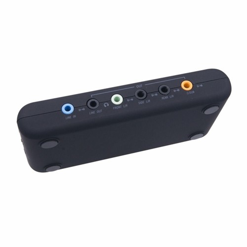 with 2 MIC Heads Sound Card CM6206 Chipset DAC Output Device USB Soundbox - Afbeelding 9 van 9