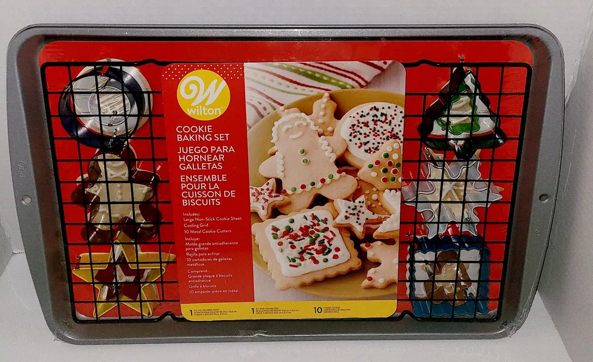 Wilton Cookie Baking Sheet Set Cookie Sheet, Cutters & Cooling