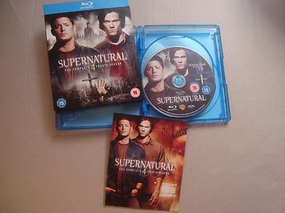 SUPERNATURAL Season 4 blu-ray in limited slipcover Jared Padalecki