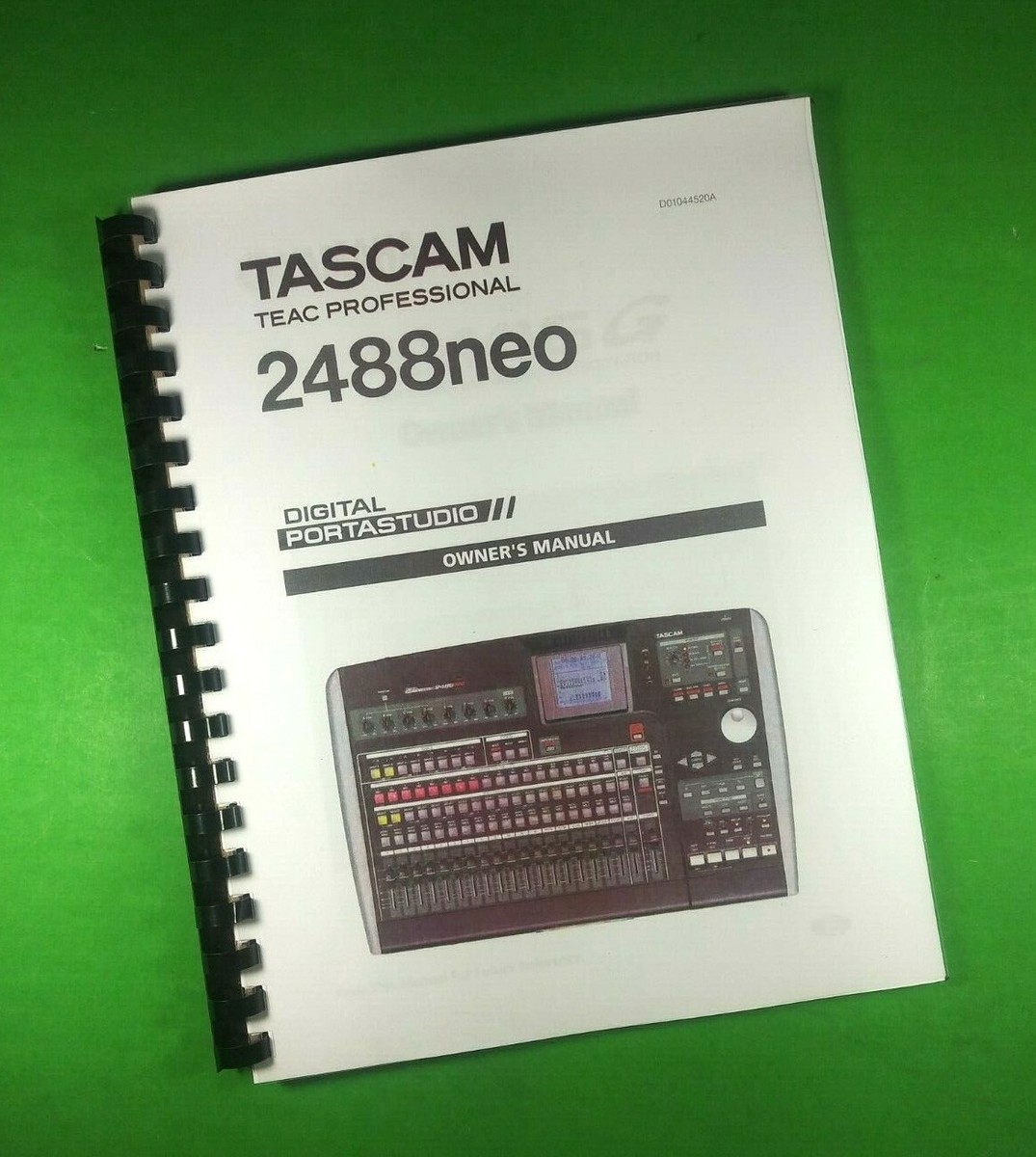 Owners Manual for TASCAM 2488neo PortaStudio 124 Pages W