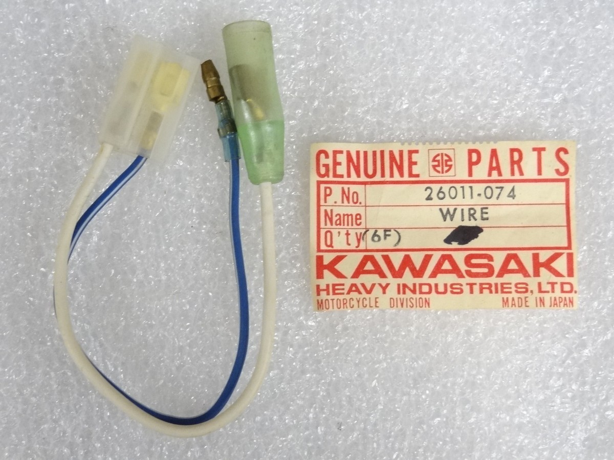 Kawasaki NOS NEW 26011-074 Rectifier Lead Wire G4 G5 KE KM KV | eBay