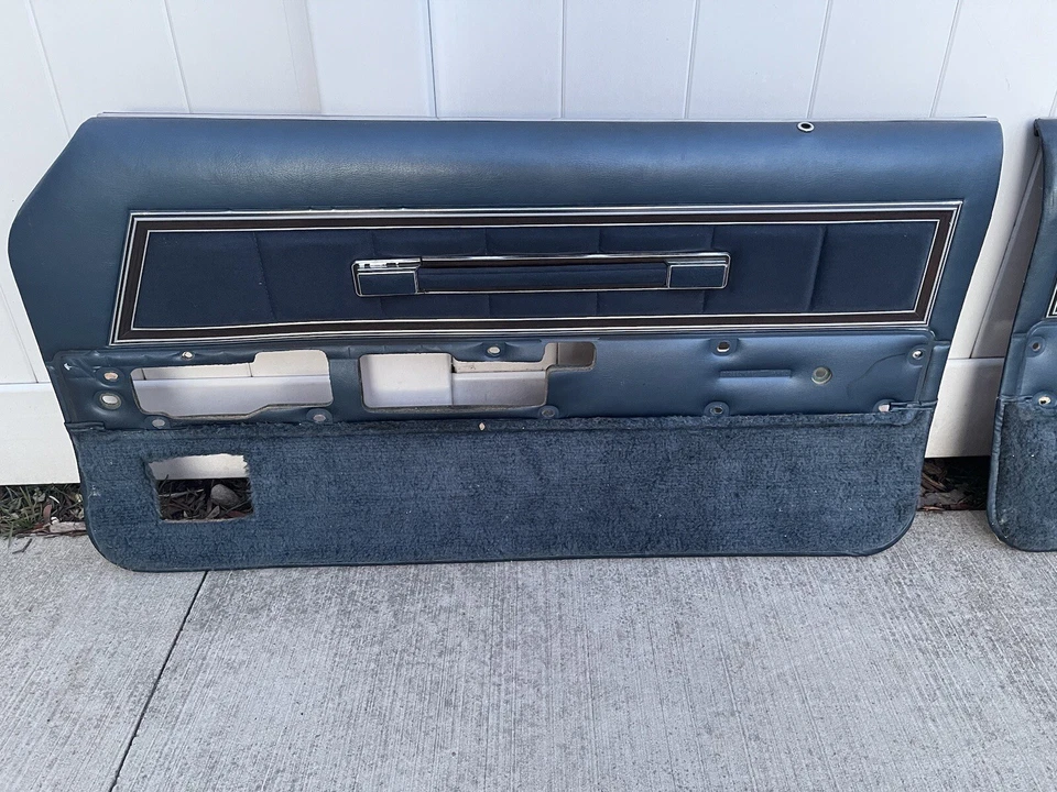 Paneles de puerta Thunderbird 1977-1979 Blue Diamond Jubilee 1978 moldura Ford LH RH 78 Foto 2 de 4