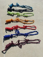 Horse Rope Halter With 9 Ft Lead Rope, Handmade Horse Halter, Free Shipping