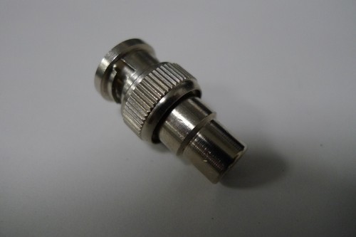 BNC RCA Straight Coax Adapter BNC Plug to RCA Socket Radio Spares Yuetsu Japan - Picture 5 of 12