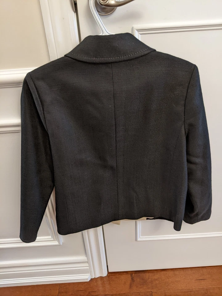 Kate Spade Mujer Blazer Negro Talla 10 en Viscosa Foto 2 de 4