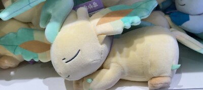 Pokemon Sleeping Friend Plush Stuffed Toy Leafeon S Size Pocket Monster Doll New