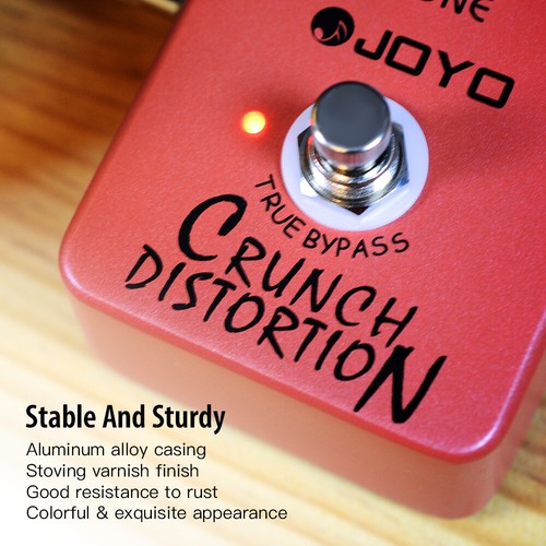 JOYO Crunch Distortion Guitar Pedal British Rock Tone True Bypass Free Return - Picture 9 of 10