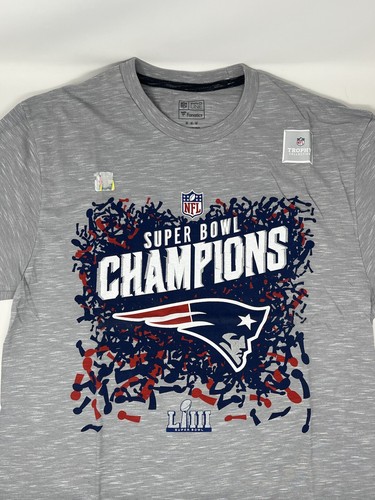 New England Patriots Fanatics NFL Super Bowl LIII Champs T Shirt (M)