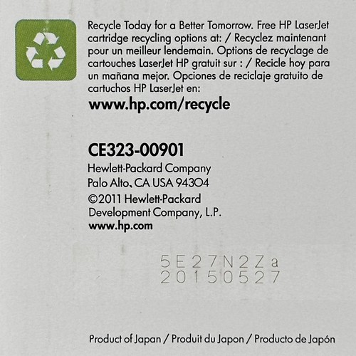 HP 128A Tonerkassette Original-Zubehör-Hersteller CE323A Magenta LaserJet Pro CM1415 CP1525 - Bild 6 von 12
