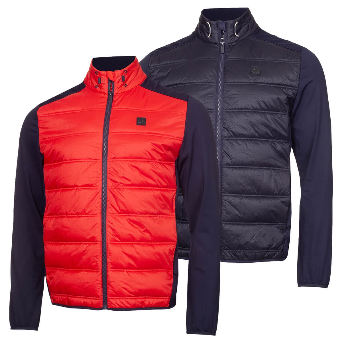 Calvin Klein Mens Rangewood Full Zip Insulated Hybrid Golf Jacket 28percent OFF RRP