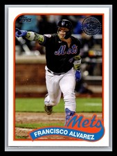Francisco Alvarez New York Mets 2024 Topps Update #89US-26 1989 Topps Baseball