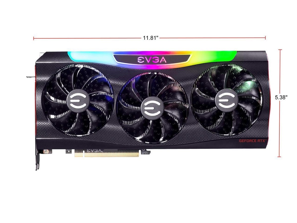 EVGA GeForce RTX 3080 FTW3 ULTRA GAMING Video Card, 10G-P5-3897-KR