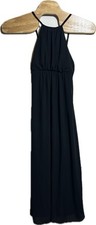 Show Me Your Mumu Heather Halter Black Dress Party Bridesmaid Wedding Medium