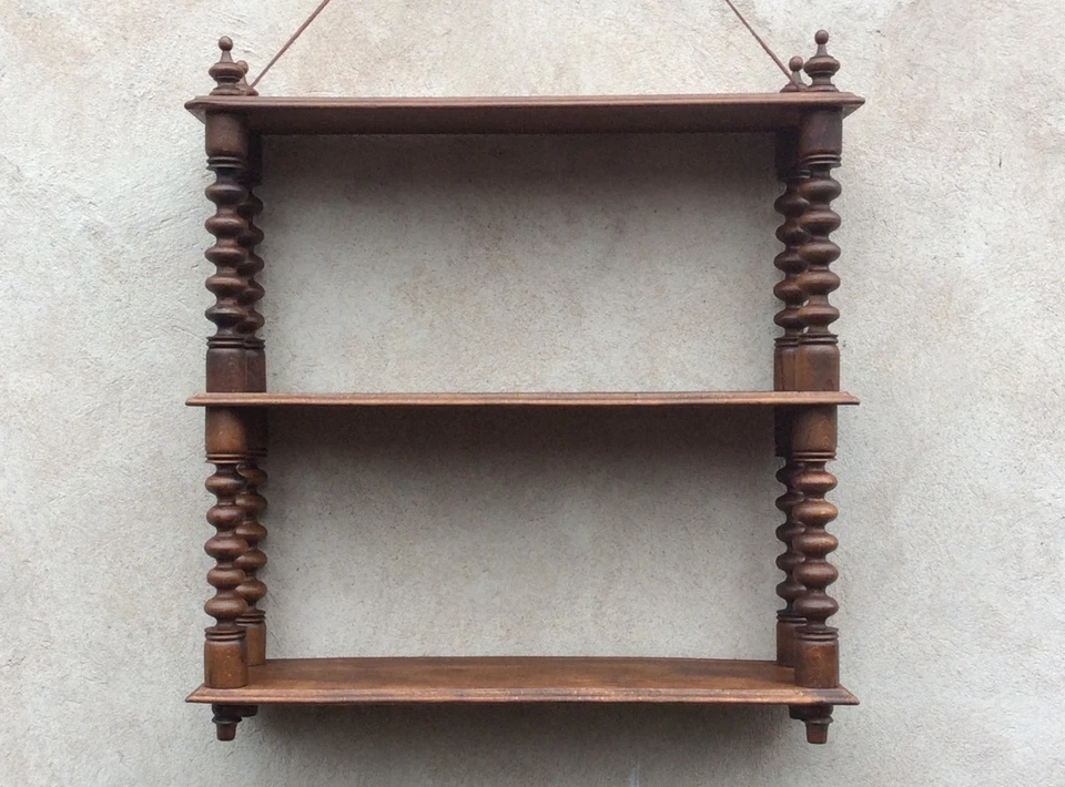 ETAGERE A SUSPENDRE - EPOQUE ROMANTIQUE - ANCIEN - VINTAGE - Photo 2/4