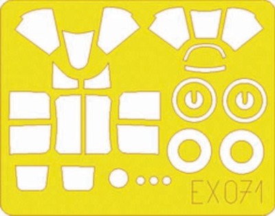 Eduard Accessories Ex071 - 1:48 F6F Hellcat - Maskierfolie - Neu