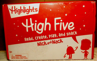 Highlights For Children Inc.~High Five 2023 Read Create Play & Snack Nick & Nack