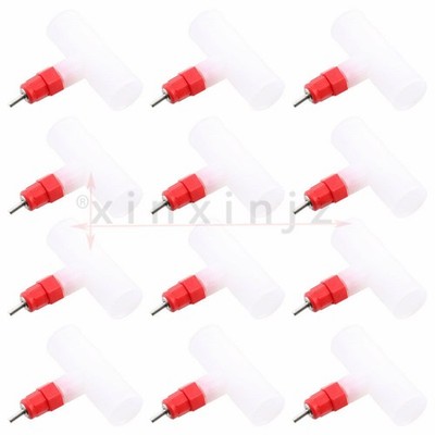 12pcs Automatic Poultry Waterer Upright Chicken Nipples Waterer with 1/2'' tee *c