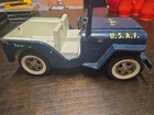 TONKA USAF blue jeep.