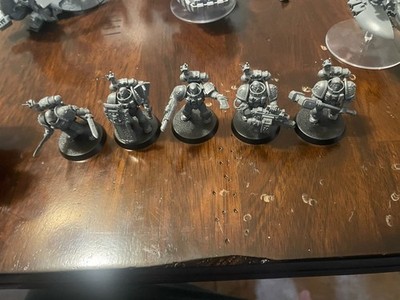 Warhammer 40k Space Marine Deathwatch Kill Team Veterans x 5. S8