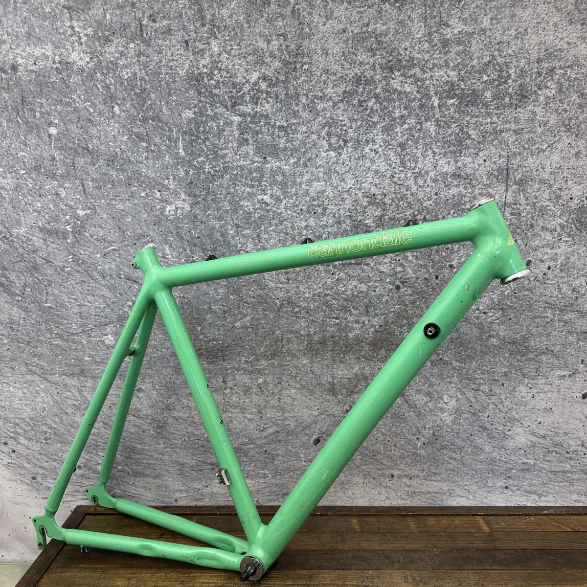 Cadre Vélo Course Vintage - Acier Blanc 53x53 - Monture Campagnolo