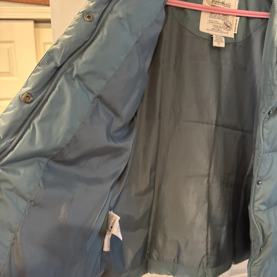 Mujer Eddie Bauer Goosedown Chaqueta Talla Alta Grande Foto 3 de 4