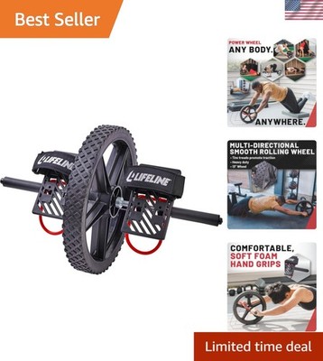 Versatile Power Wheel - Enhance Abs, Core Strength & Fitness Balance, 2.49 lbs
