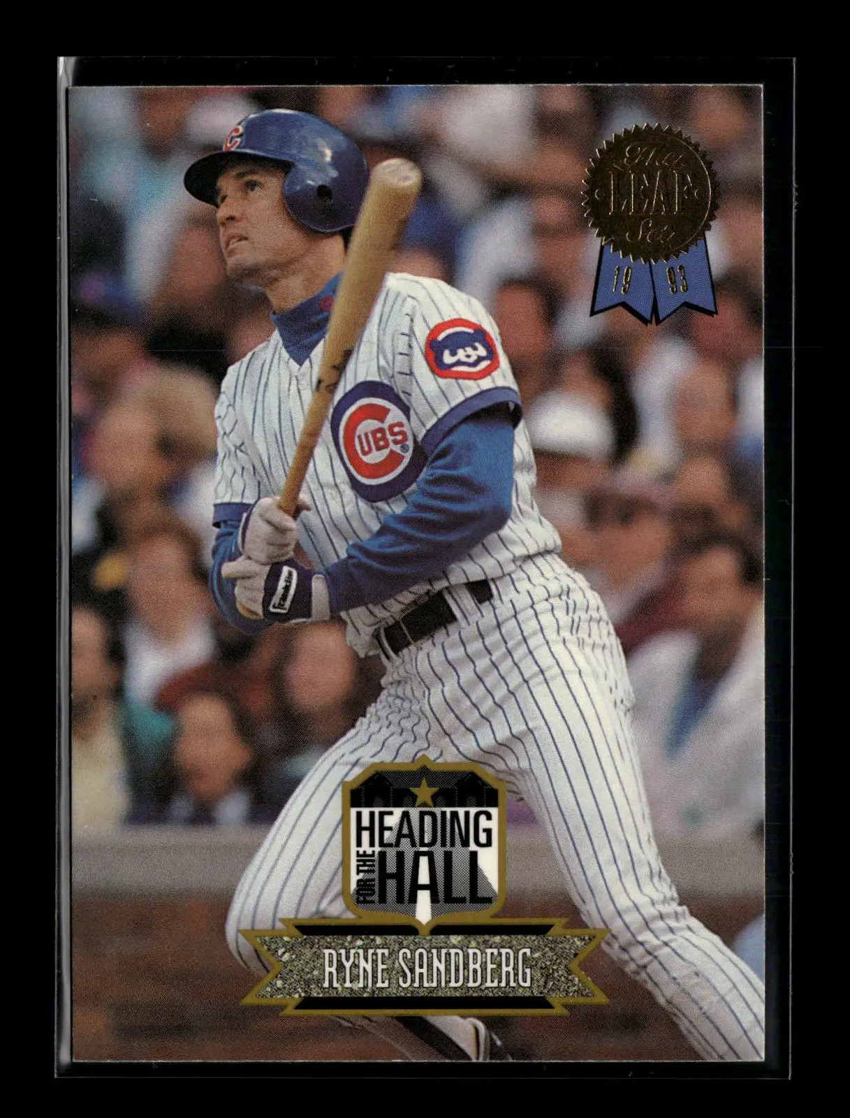 Ryne Sandberg #8 (Baseball Cards 1993 Leaf Heading for the Hall) — is it worth grading?