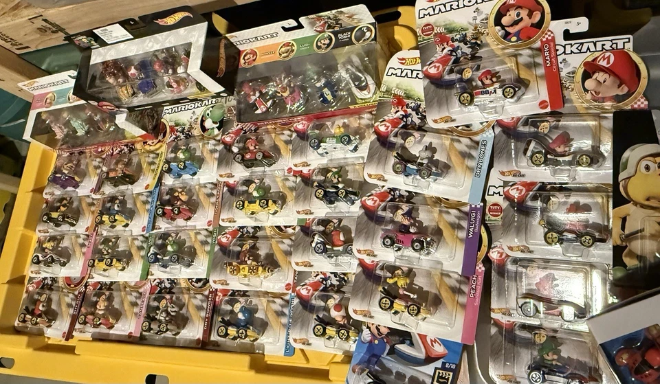 Mario Kart Hot Wheels Lote 45 Karts Nuevo Precintado.  Huesos secos Lakota Rosalina ++ Foto 2 de 4