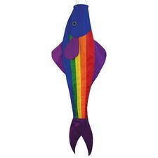 In the Breeze Rainbow Fishy Trout 48 Inch Windsock - Fun Fish Hanging Decorat...