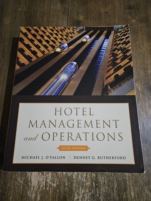 Hotel Management and Operations 5th Edition READ  - PB by O'Fallon Michael J