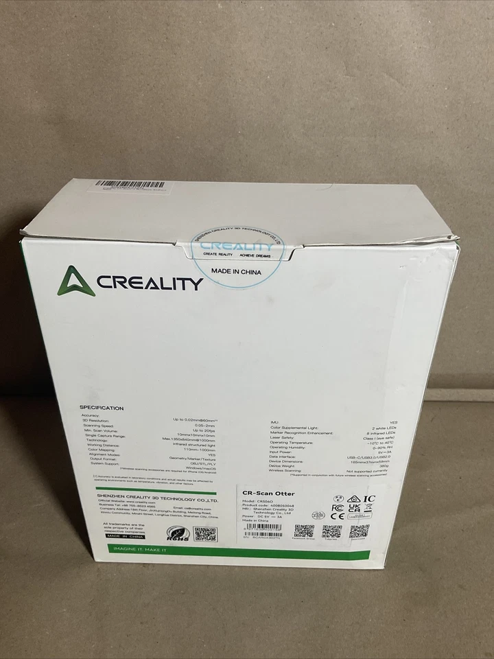 Creality CRS06O Handheld 3D Scanner CR-Scan Otter for 3D Printing * Sealed * - Image 2 of 4