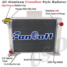 3 Row Aluminum Radiator For 1982-1994 1993 1992 Ford Ranger V8 Engine Swap