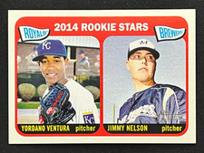 Yordano Ventura / Jimmy Nelson 2014 Topps Heritage Rookie Stars #386