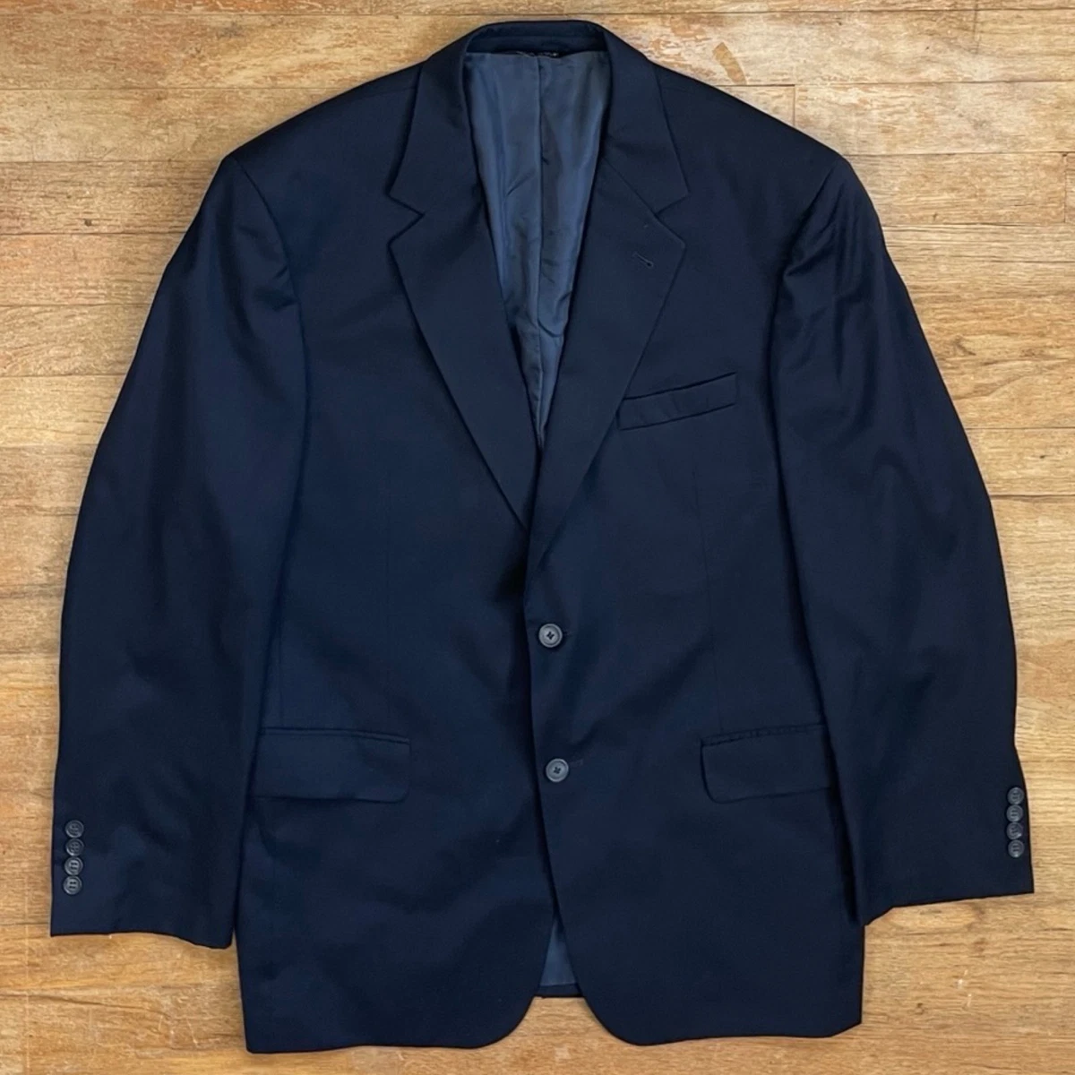 Blue Regular 1990s Vintage Suit Jackets & Blazers for Men for sale