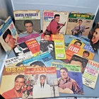 Elvis Presley Lot of 18 Original 45s Full Color Sleeves See pics for titles