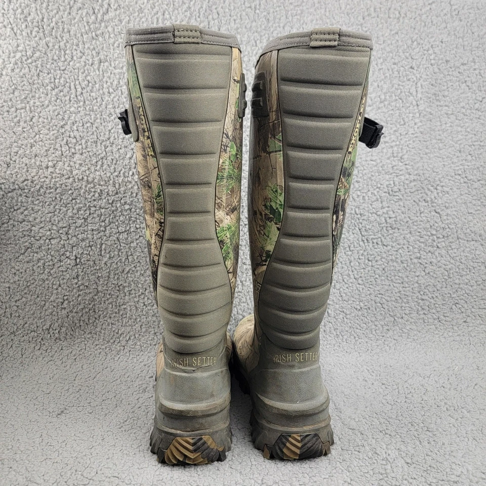 Red Wing Shoes Irish Setter Hunt 4882 Boots Mens 8 Rubber Outdoor FLAWED! - Image 3 of 4