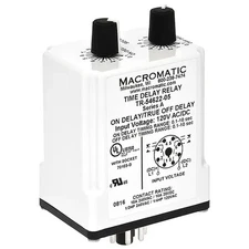 Single Function Time Delay Relay, Octal, Cycle On, 1 Functions 120V AC/DC, DPDT