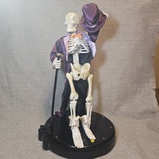 Gemmy Halloween High Stepping Skeleton Works Perfectly Sings Dance Hello My Baby