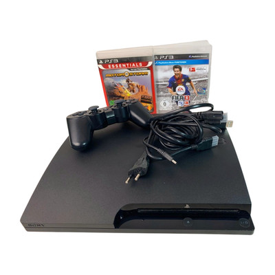 PS3 Slim Playstation 3 - 160GB - CECH-3004A - Paket *Funktionstüchtig*