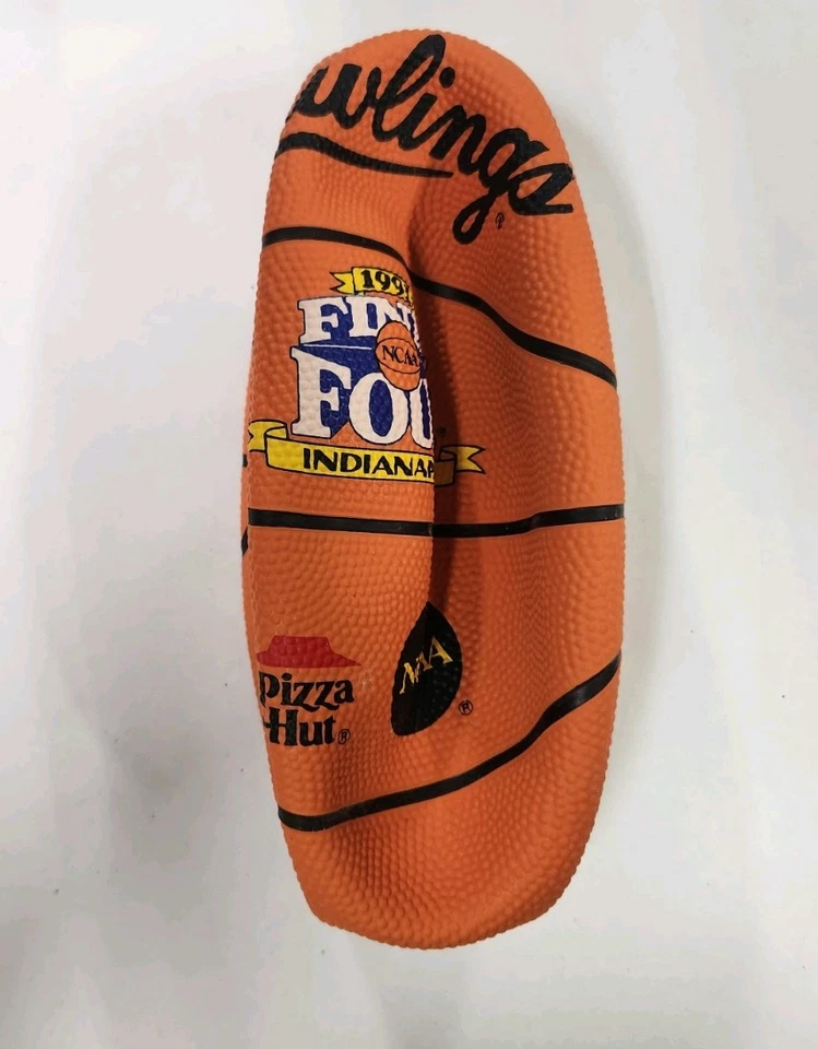 Tres pelotas de baloncesto raras Pizza Hut de colección NCAA 1991 Indianápolis Final Four de 7 pulgadas Foto 4 de 4