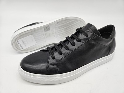 To Boot New York Pescara Sneakers Mens Black Leather Size 8.5 Lace Up