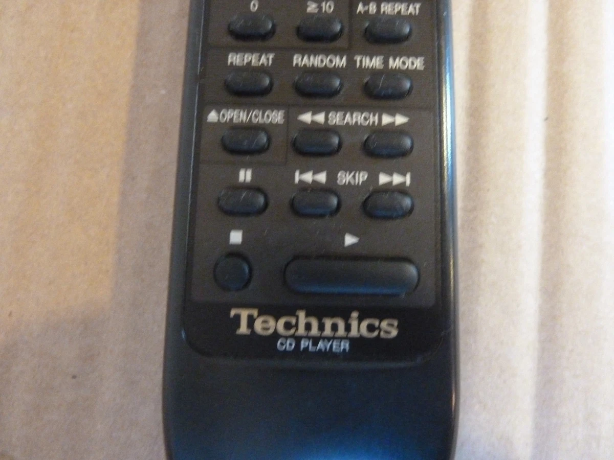 Mando a distancia para reproductor de CD Technics EUR643900 totalmente funcional