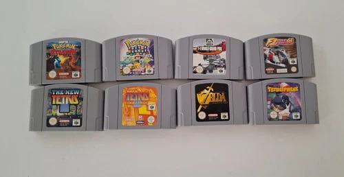 Nintendo 64 Spiele Konvolut (8x) – geprüfte Funktion, guter Zustand
