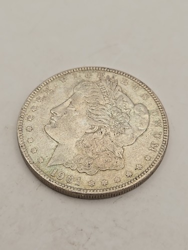 Moneda de dólar de plata Morgan 1901 Philadelphia Mint - Imagen 3 de 6