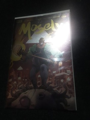 Mosely #1 foil variant Boom Studios comic bagged unread with board issue one