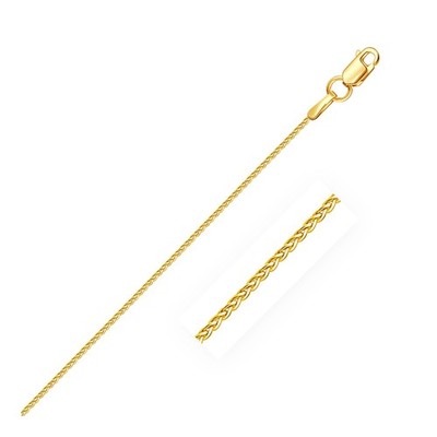 10 Karat Gelbgold Weizenkette 1,0 mm (1,00 mm)