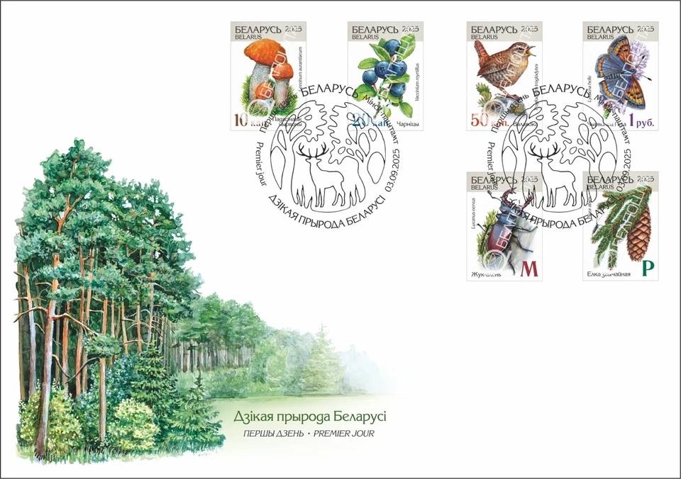 2025. Standard Edition. Wildlife of Belarus (2 FDC) - Image 2 of 2